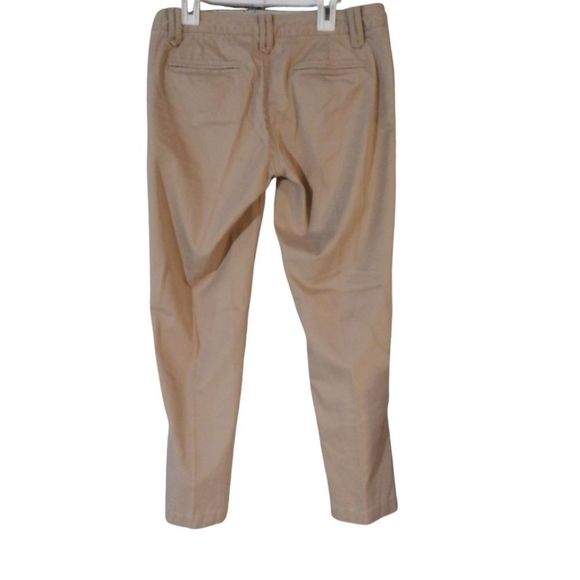 Banana Republic Cropped Stretch Khakis Size 4 Buttons at Ankles EUC - Picture 6 of 12